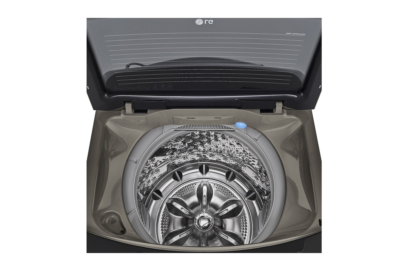 LG 19公斤直立式洗衣機｜不鏽鋼銀｜蒸氣直驅變頻, WT-SD199HVG
