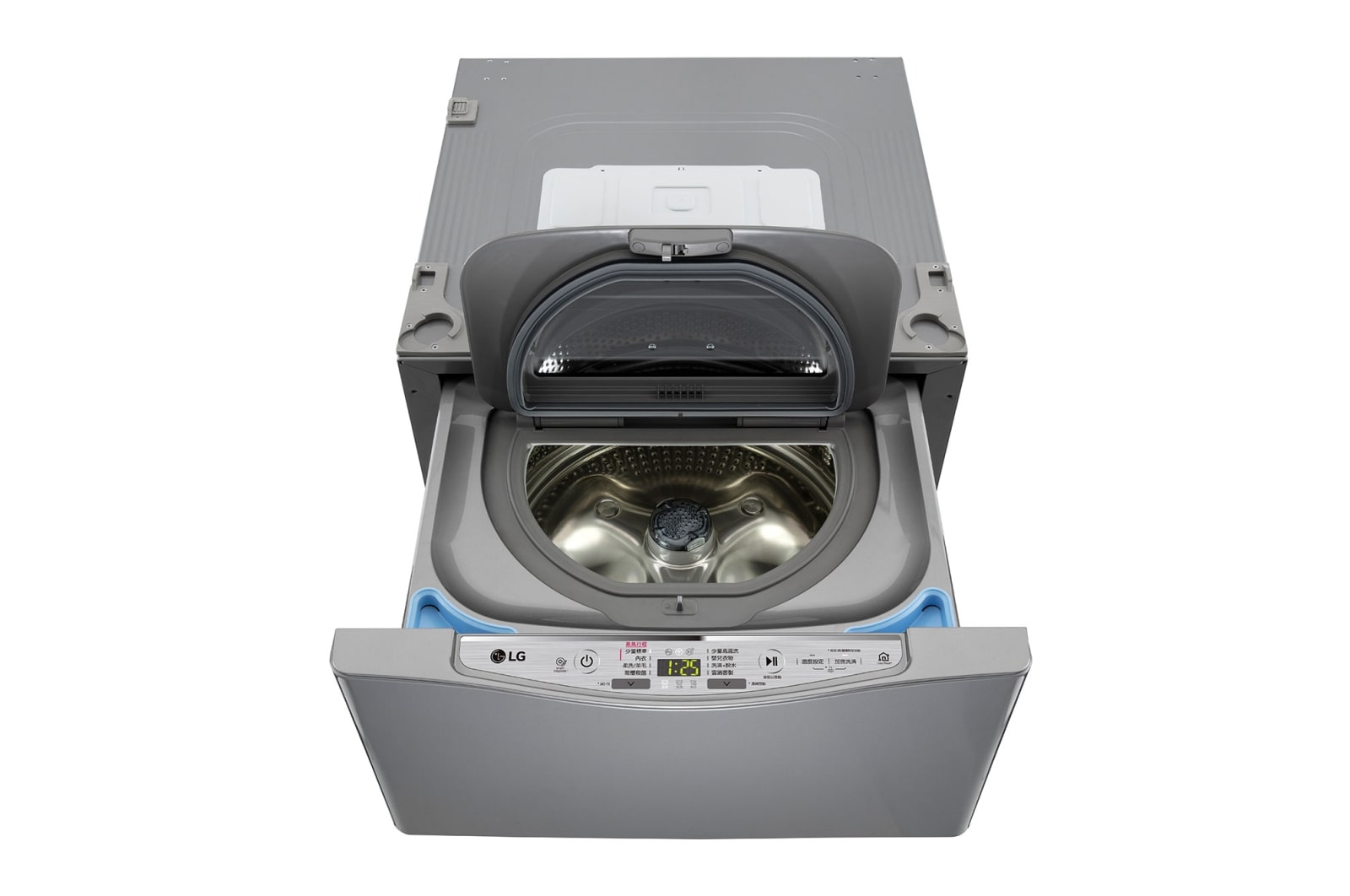 LG MiniWash 迷你洗衣機 (蒸洗脫)｜2公斤 - 特定通路販售 (星辰銀), WT-SD200AHV