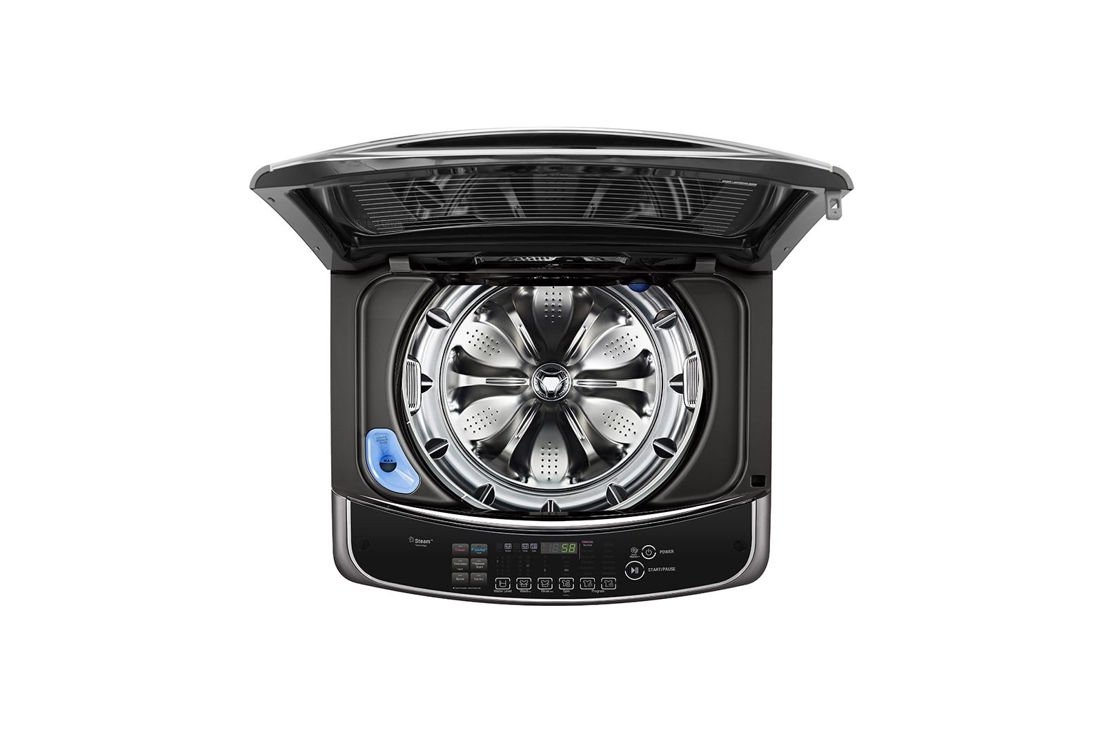 LG 21公斤直立式洗衣機｜極光黑｜蒸氣直驅變頻, WT-SD219HBG