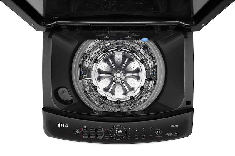LG 17公斤直立式洗衣機｜極光黑｜智慧直驅變頻｜AI DD™, WT-VD17HB
