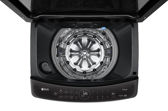 LG 17公斤直立式洗衣機｜極光黑｜智慧直驅變頻｜AI DD™, WT-VD17HB