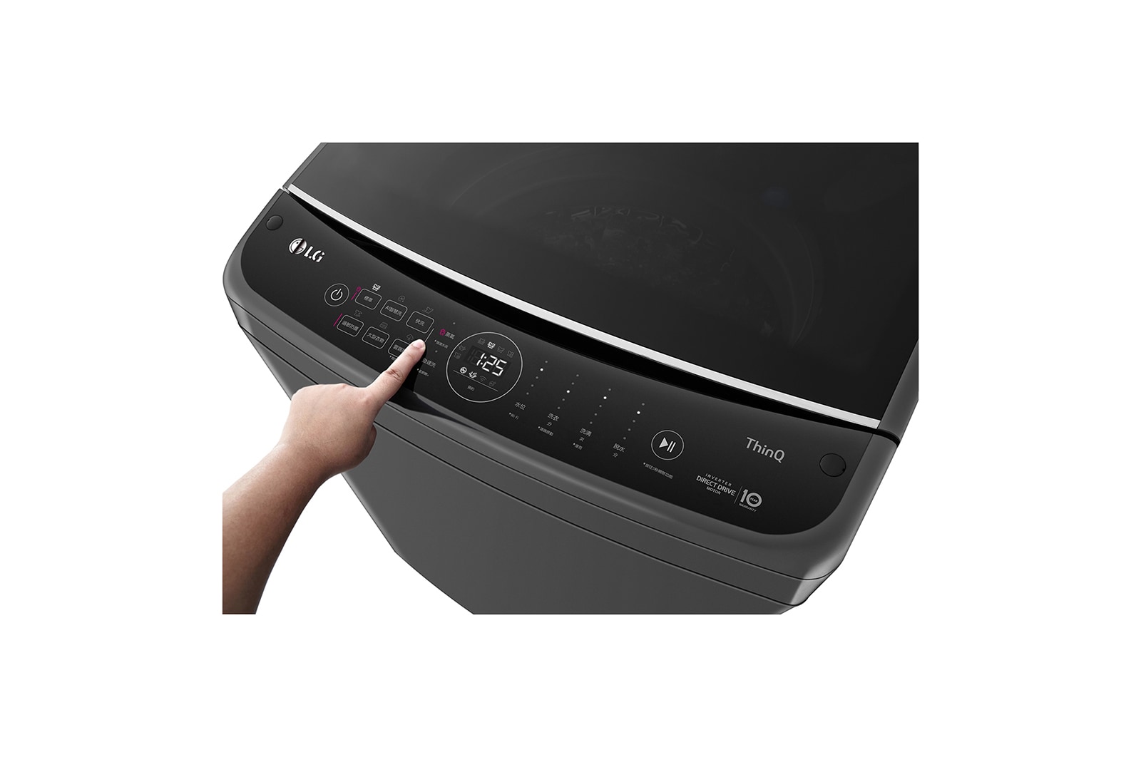 LG 17公斤直立式洗衣機｜曜石黑｜智慧直驅變頻｜AI DD™, WT-VD17HM