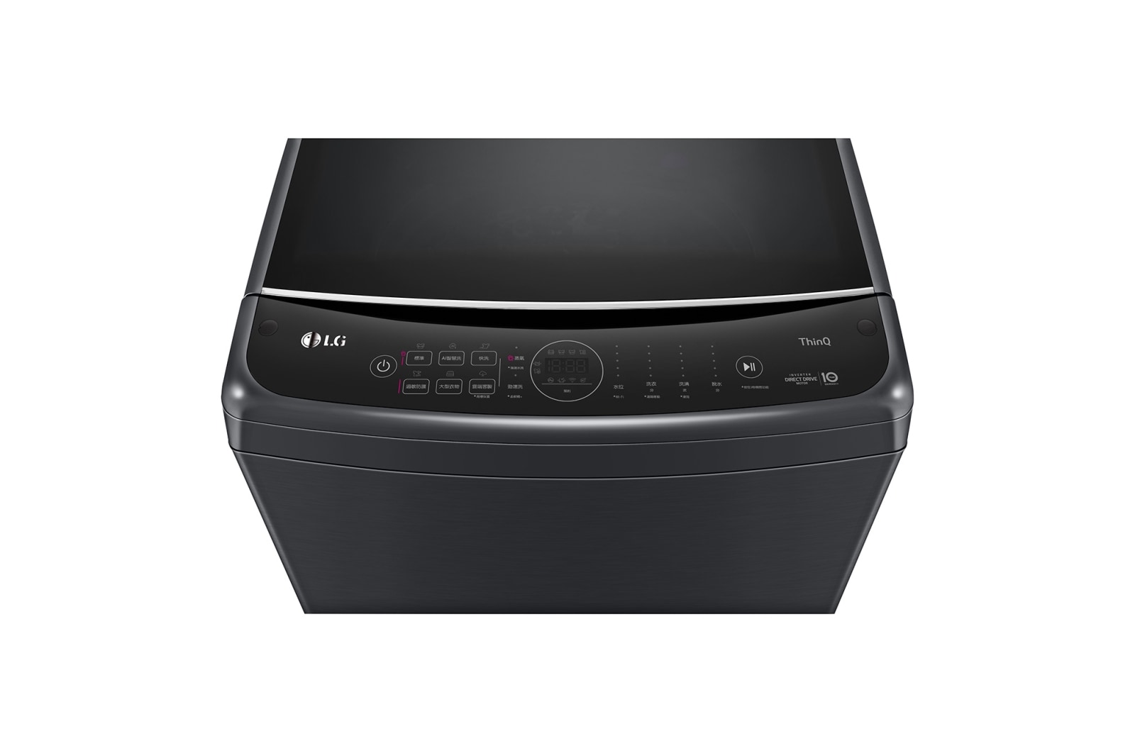 LG 19公斤直立式洗衣機｜極光黑｜智慧直驅變頻｜AI DD™, WT-VD19HB