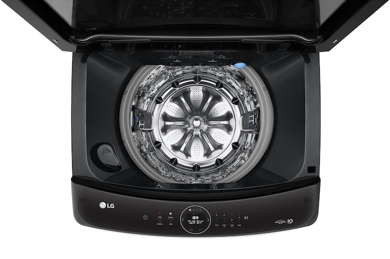LG 21公斤直立式洗衣機|極光黑|蒸氣直驅變頻|AI DD™, WT-VD21HB