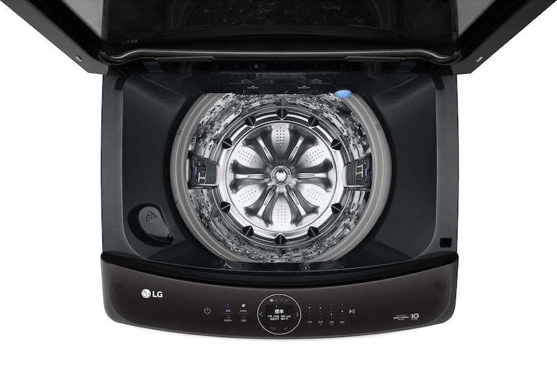 LG 23公斤直立式洗衣機|極光黑|蒸氣直驅變頻|AI DD™, WT-VD23HB