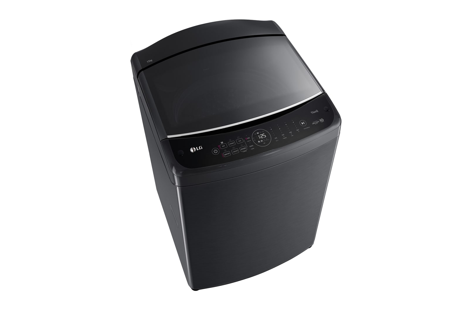 LG 15公斤直立式洗衣機｜極光黑｜智慧直驅變頻｜AI DD™, WT-VDN15HB