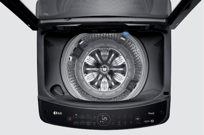 LG 15公斤直立式洗衣機|極光黑|智慧直驅變頻|AI DD™, WT-VDN15HB