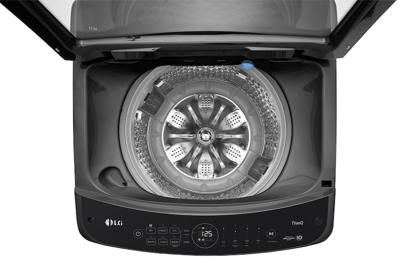 LG 17公斤直立式洗衣機｜曜石黑｜智慧直驅變頻｜AI DD™, WT-VDN17M