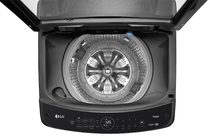 LG 17公斤直立式洗衣機｜曜石黑｜智慧直驅變頻｜AI DD™, WT-VDN17M