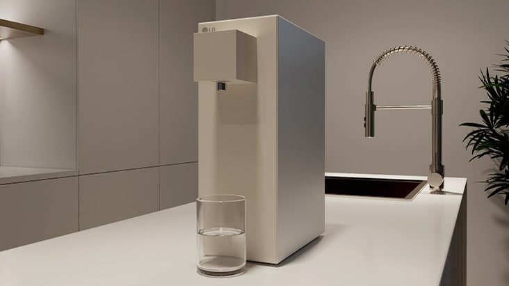 自來水流經無水箱淨水器	