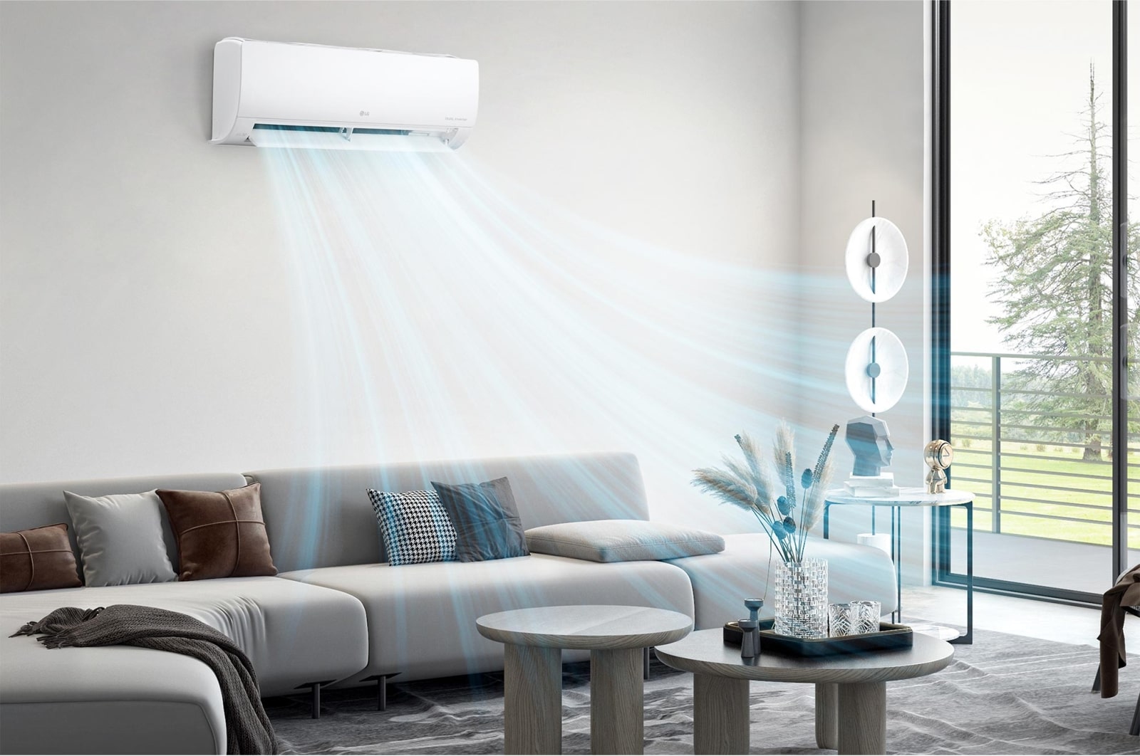 LG DUALCOOL WiFi雙迴轉變頻空調 - 超值單冷型_4.1kW, LS-41DCW