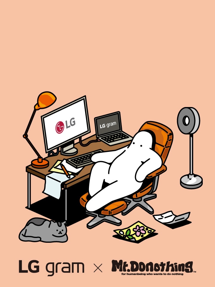 LG gram x Mr. Do Nothing 夢幻聯動