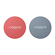 Front view of xboom Mini Replacement Grille - Red & Blue GR-XM