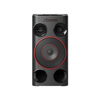 Front view of LG xboom Power5000 by will.i.am | Party Speaker with High-Power Sound & AI Karaoke Master POWER5000