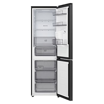 333L, Fit & Max Fridge Freezer, Black