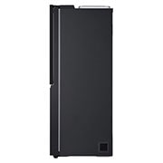 628L, InstaView™ American Style Fridge Freezer, Black