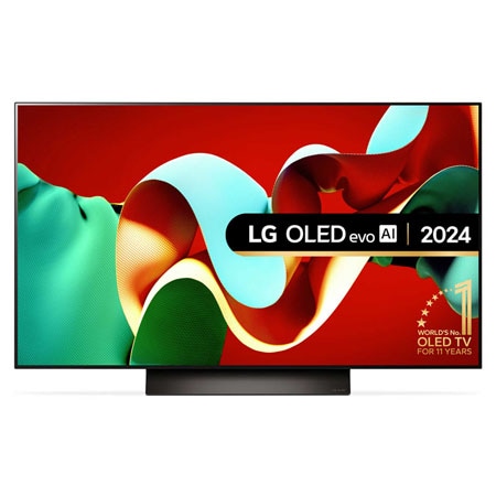 48 inch LG OLED AI C4 4K Smart TV 2024 - OLED48C43LA.AEK | LG UK