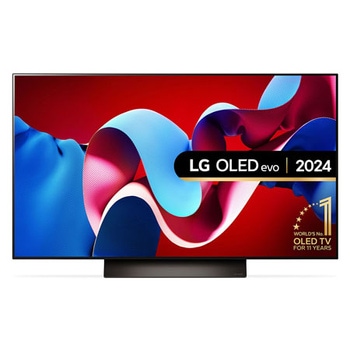 Front view of LG OLED evo OLED48C45LA TV
