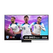Front view of LG QNED MiniLED QNED91 65 inch 4K Smart TV 2022 65QNED916PA