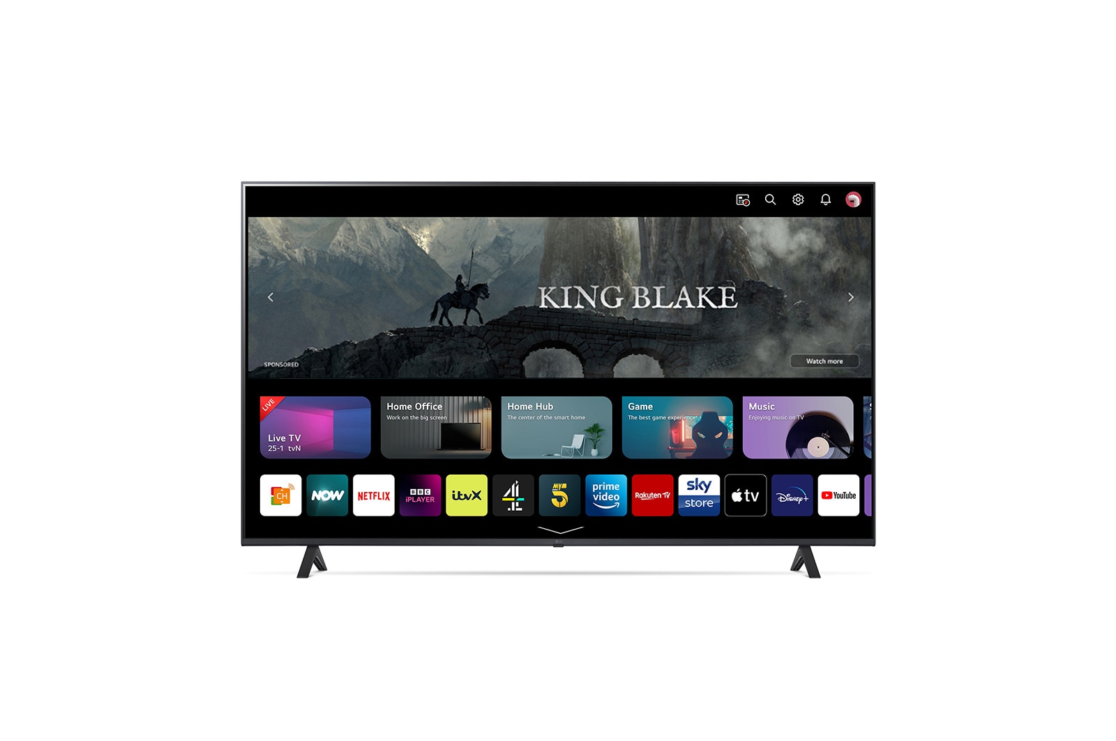 LG UR78 50 inch 4K Smart UHD TV, 50UR78006LK