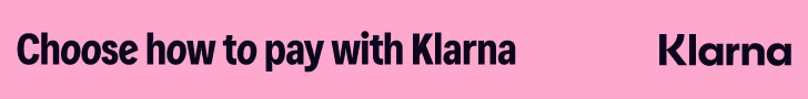 Klarna banner - white