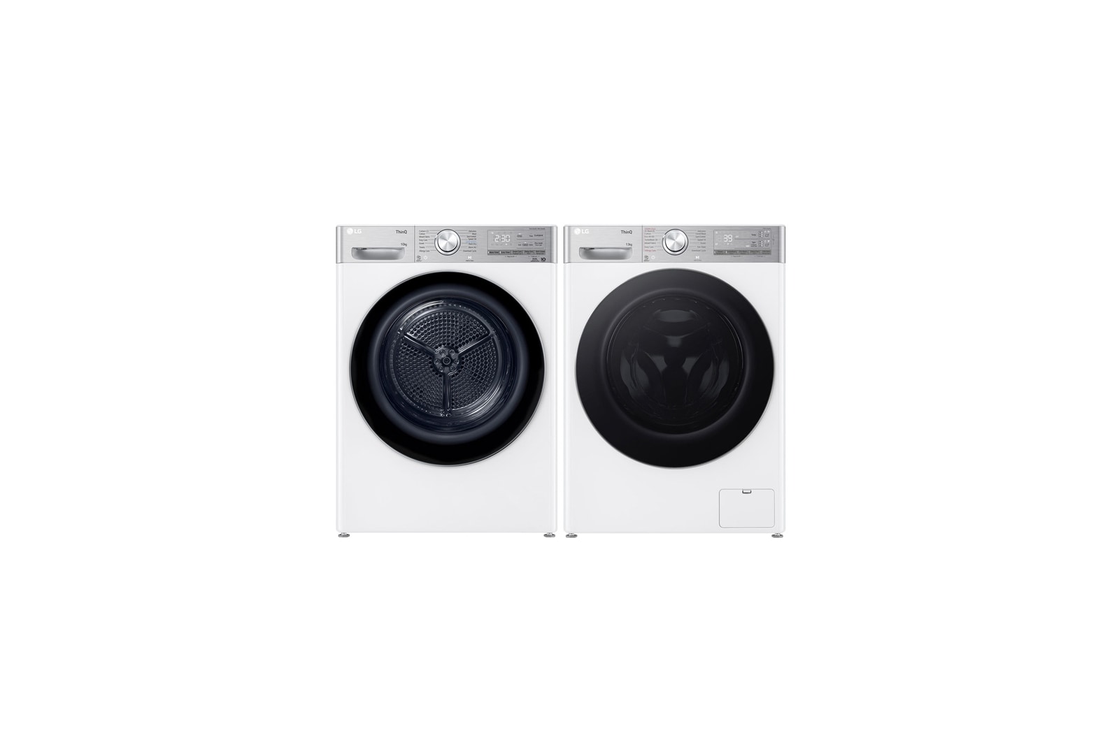 LG 13kg BIG In™ Washing Machine F4Y913WCTA1 and 10kg DUAL Inverter Heat Pump™ Tumble Dryer FDV1110W, F4Y913WCTA1.FDV1