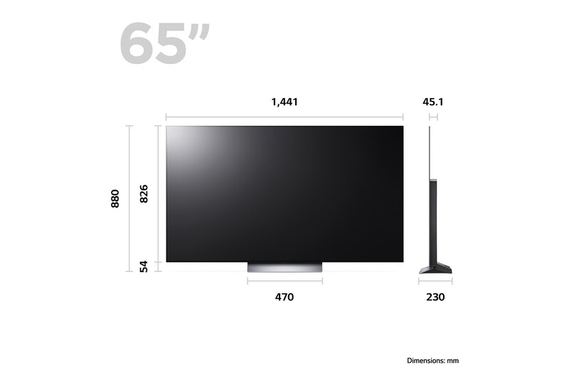 LG OLED evo C3 65" TV & S60Q Soundbar, OLED65C36LC.S60Q