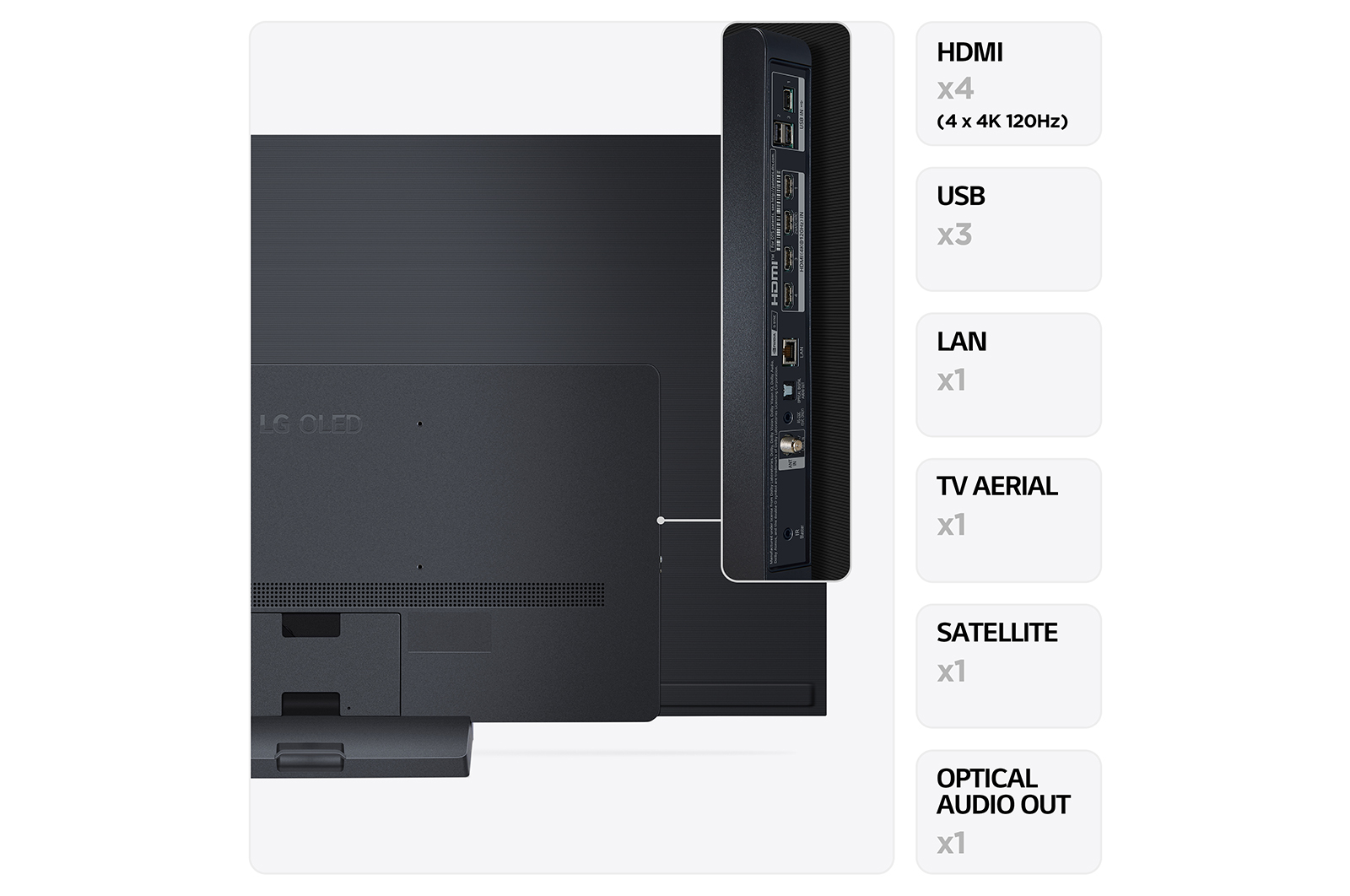 LG OLED evo C3 65" TV & S65Q Soundbar, OLED65C36LC.S65Q