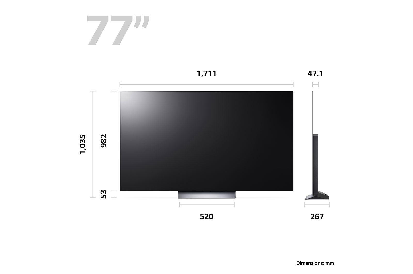 LG OLED C3 77'' TV & S65Q Soundbar, OLED77C34LA.S65Q
