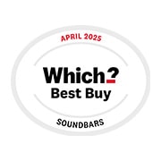 Which? best buy soundbars logo