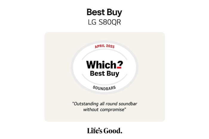 LG S80QR Soundbar, S80QR