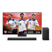 LG 75 inch LG QNED86 4K &amp; US70TR Soundbar, 75QNED86T6A.US70TR