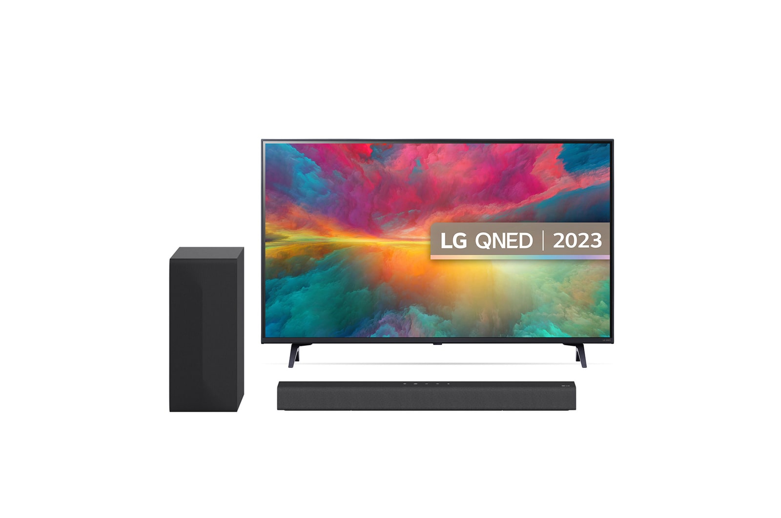 LG QNED75 43'' TV &amp; S40Q Soundbar, 43QNED756RA.S40Q