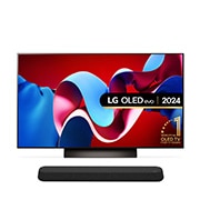 LG C4 OLED 42'' TV & USE6S Soundbar, OLED42C44LA.USE6S