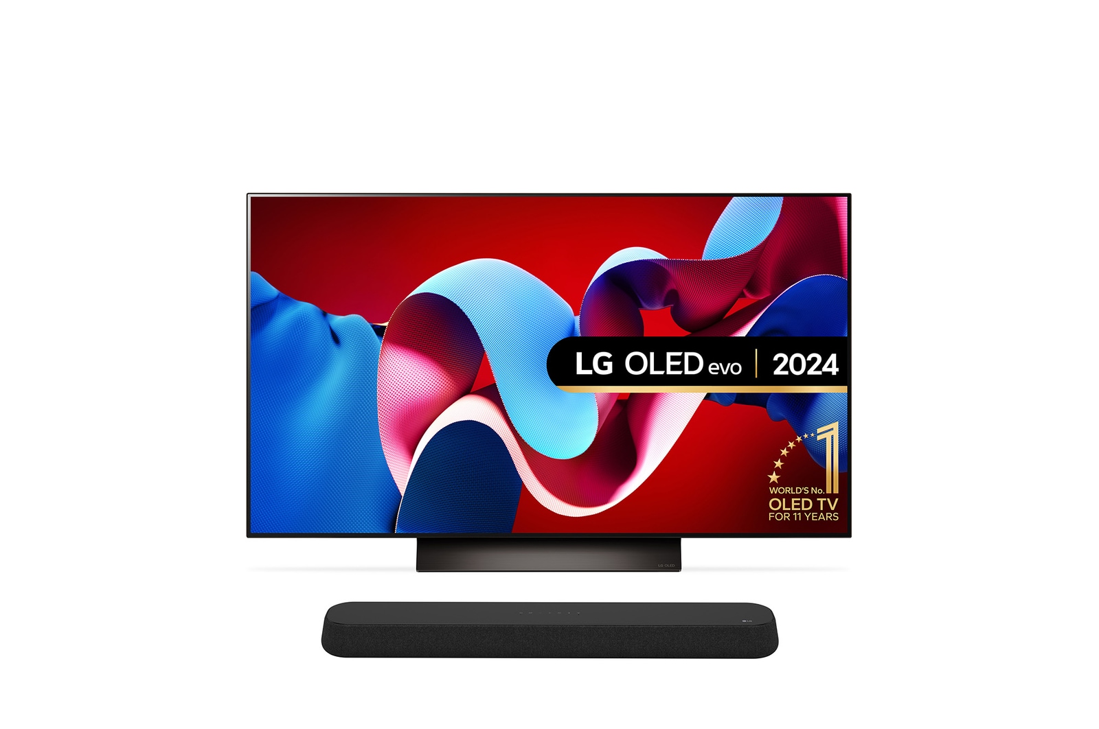 LG C4 OLED 42'' TV & USE6S Soundbar, OLED42C44LA.USE6S