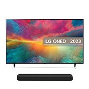 LG QNED75 65'' TV &amp; USE6S Soundbar, 65QNED756RA.USE6S