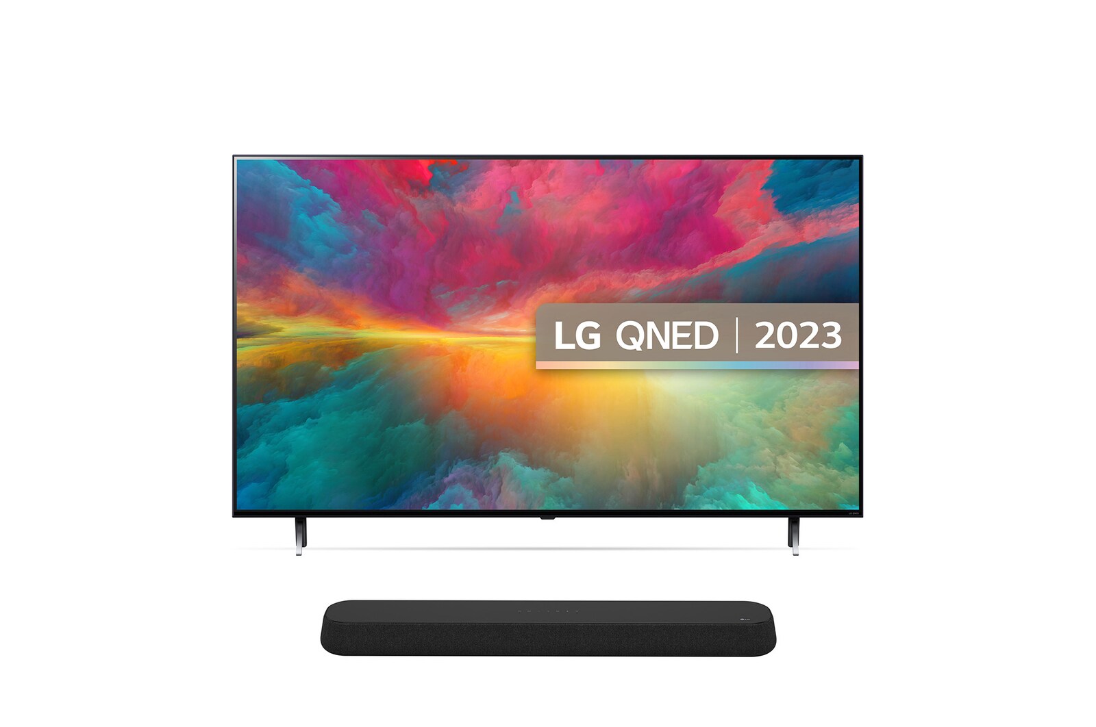 LG QNED75 65'' TV & USE6S Soundbar, 65QNED756RA.USE6S
