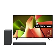 LG B4 OLED 77'' TV & S75Q Soundbar, OLED77B46LA.S75Q