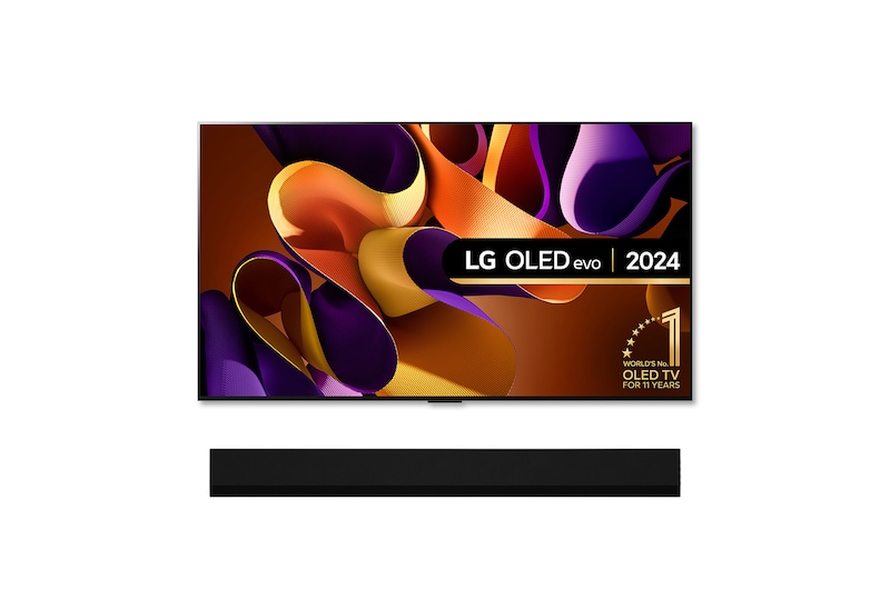 LG G4 OLED 77'' TV & GX Soundbar, OLED77G45LW.GX