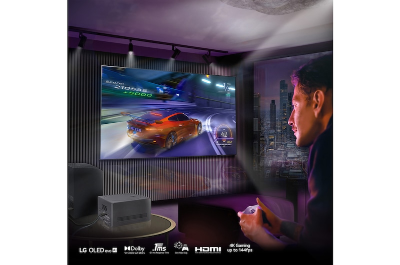 LG World’s First True Wireless TV 65 inch LG OLED evo AI M4 with 4K 144Hz Video & Audio Transfer , OLED65M49LA