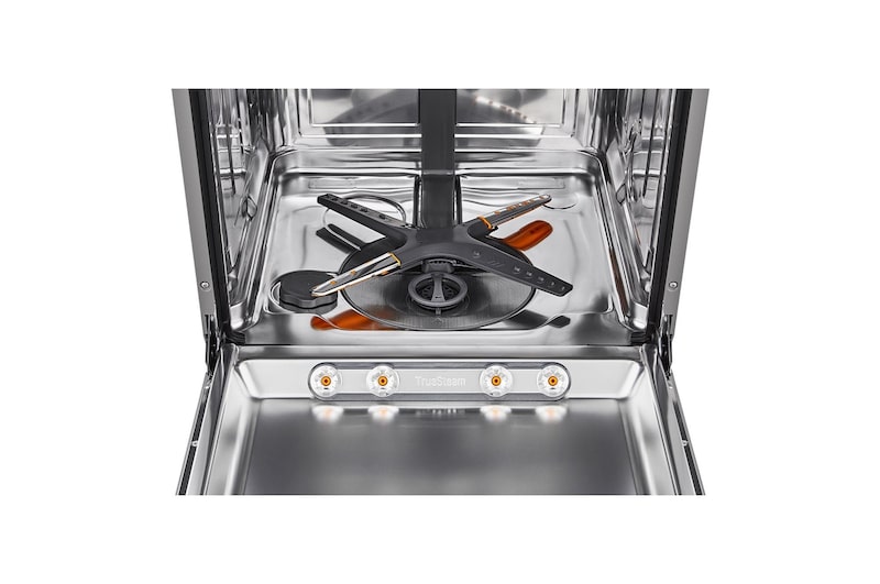 Built-in dishwasher in a modern kitchen