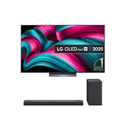Front view and Front angle view of LG Sound Bar USC9S and Woofer