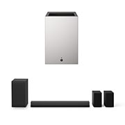 Front view of LG CineBeam S Mini UST Projector, 4K UHD, 3-ch RGB Laser, 450,000:1 Contrast, Max. 100" screen size, White - PU615U