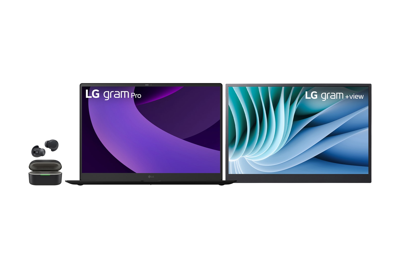 Front view with Copilot+ PC logo and Copilot+ Bloom Wallpaper 