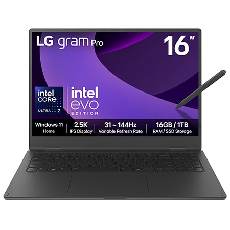 16” LG gram Pro Hyrbid AI Laptop – 16T90TP-G | LG UK