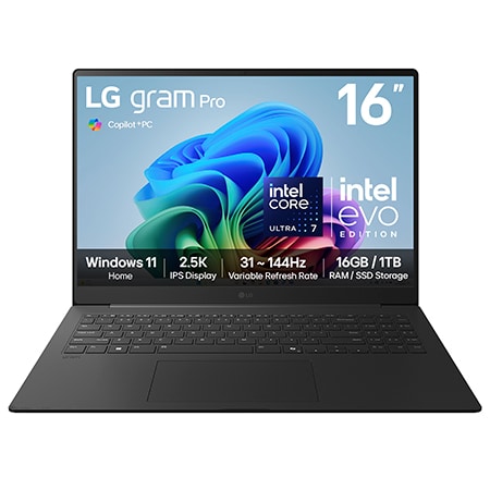 16” LG gram Pro Hybrid AI Laptop – 16Z90TS-G | LG UK
