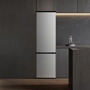 The image showing the fridge freezer GBBS524AEV in a really nice kitchen environment with ambient lighting