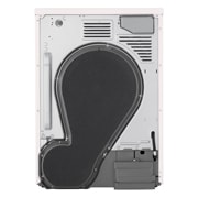 This RHX7010TWB white model standalone image shot in the white background show the back shot of the machine