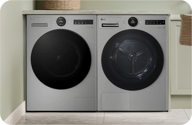 Washing machine product shot	