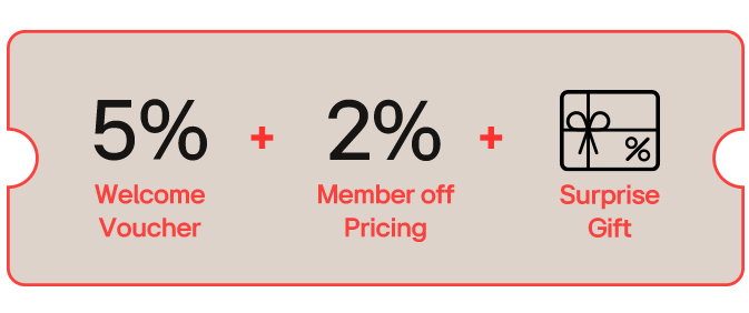 member benefits of 5% plus 2% plus additoanl benefits icon